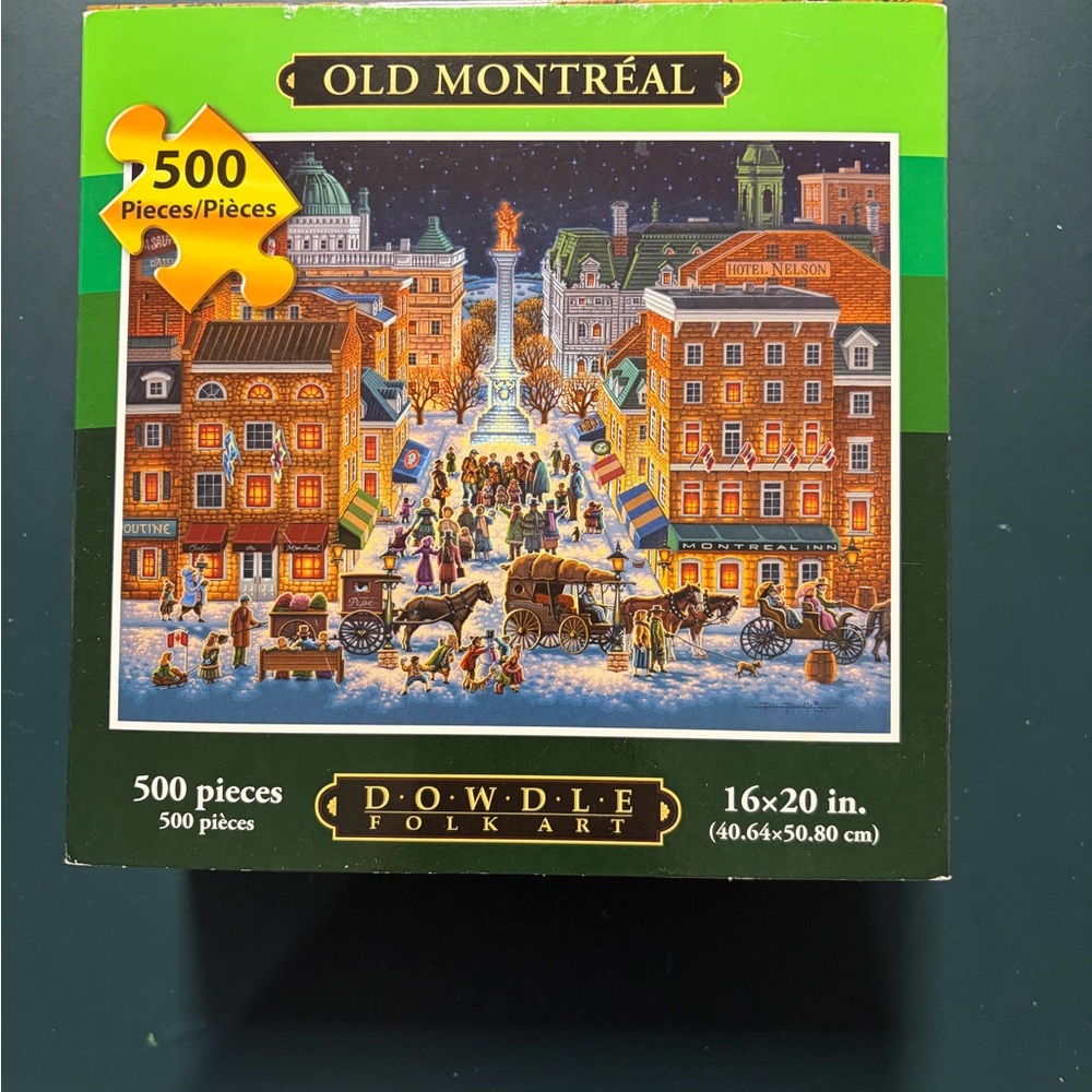 Old Montréal Puzzle - 500 Pieces NIB